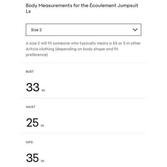 Aritzia Wilfred Black Écoulement Jumpsuit Long Sleeve Keyhole Tie Size 2 - Picture 12 of 12